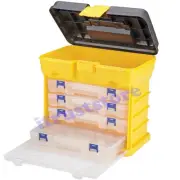 DELUXE TACKLE FISHING LURE BAIT ORGANIZER STORAGE HOLDER CARRYING TOOL BOX CASE