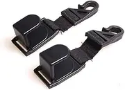 Outdoor 2PCs Universal ABS Car Seat Back Hook On Car Headrest for Groceries Bag Handbag Car Accessories Interior 50G