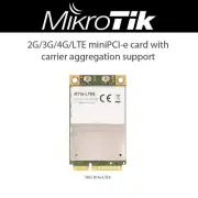 Mikrotik R11e-LTE6 2G/3G/4G/LTE miniPCI-e card up to 300 Mbps