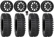 Valor V15 Beadlock 15" Wheels Bk 35" XT400 Tires UForce U10 Pro / U10 XL Pro