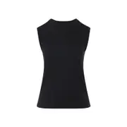 [Phoebe Philo] Phoebe Philo-Black Ultrafine Lyocell Tank Top-Donna M STAND