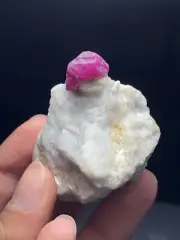 97- Gm Good Quality Natural Color Ruby Crystal From Afghanistan