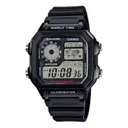 Casio Unisex Digital Watch Black AE1200WH-1A