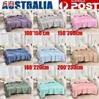 Summer Cooling Comforter-Blanket Ice Touch Feeling Multiple Colours Lightweight