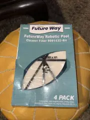 Future Way Robotic Pool Cleaner Filter 9991432-R4 Model DL101, 4 Pack