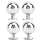 50 Set Round Head Button Nipple Rivet Solid Iron 8mm Ball Rivet Kits with 6mm...