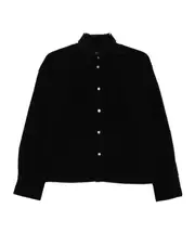 corduroy shirt S,M Black