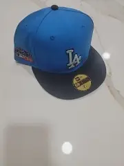 New Era Los Angeles Dodgers 59FIFTY Fitted Hat Cap 1981 World Series Patch 7 5/8