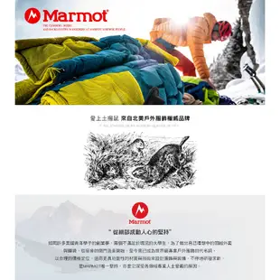 【Marmot】女 兩件式GT羽絨保暖連帽外套『黑』12430-0001