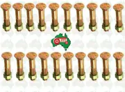 Tractor 20 x High Tensile Plough Head Bolts and Nuts 3/8" x 1 /2" U.N.C