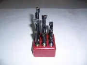 C-6 CARBIDE TIPPED BORING BAR SET 1/2 SHANK "NEW"