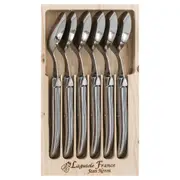 Laguiole Jean Neron 6pc. Soup/Dessert Spoon Set - Stainless Steel