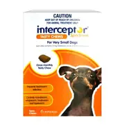 Interceptor Spectrum Chews Extra Small Under 4kg Brown 3 pack
