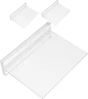 OKUMEYR 3pcs Display Holder Double Sided Clear Sign Stand for Restaurant Menus Wedding Cards Photo Frames Stable Table Stand for Office Store
