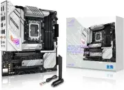 ASUS ROG STRIX B760-G GAMING WIFI Intel B760 LGA 1700 white mATX motherboard wit
