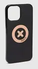 MIMCO SUPER HARD CASE FOR IPHONE 12 PRO MAX BLACK ROSE GOLD RRP:$59.95