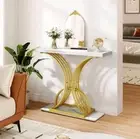 Narrow Console Sofa Table Couch Table 39.4 in for Entryway & Living Room