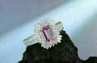 2Ct Emerald Cut Lab-Created Sapphire Engagement Ring 14KWhite Gold Plated Silver
