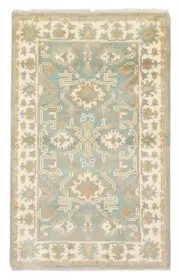 Traditional Hand Knotted Area Rug 3'1" x 5'0" Wool Carpet