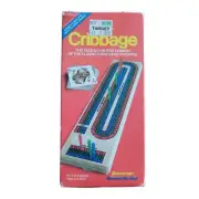 Vintage 1988 Pressman Travel Cribbage Games to Go Orig. Sealed Cards Incl