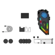 Bluetooth 5.4 Helmet Headset Hands- Call Phone Kit Motorcycle Earphone4474