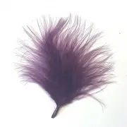 Itty Bitty Marabou Feather Plumage Pack 10 grams - Eggplant