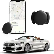 GPS Tracker for Vehicles, Car Location Tracker with Magnetic Case, Real Time Item Finder Car Locator Work with Find My (iOS Only) No Monthly Fees, Black
