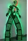 LED 7 Color Change Robot Costume Clothing Suit Illuminated Dance Remote Control