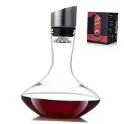 Wine Decanter,Red Wine Carafe,Decanter with Built-in Aerator 40.6 Ounces