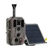 GardePro Live Stream Cellular Trail Camera and Solar Panel SP300 Bundle