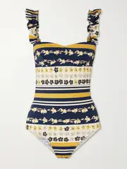 [La DoubleJ] La DoubleJ - Boop Open-back Printed Underwired Swimsuit - Multi - xx small xx small Multi