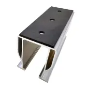 Fixing Bracket Solar Panel Parts Sliver With Mounting Screws 100mm Length