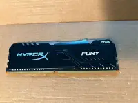 在飛比找Yahoo!奇摩拍賣優惠-二手Kingston金士頓 HyperX FURY DDR4