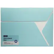 J.Burrows Button Document Box Aqua