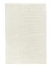 [Miss Amara] Larvic Chunky Felted Wool Rug in Off-White