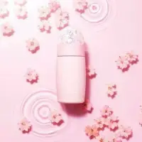 在飛比找蝦皮購物優惠-韓國 ETUDE HOUSE 櫻花季限量貓咪水晶球保溫杯