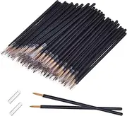 eBoot 100 Pack Disposable Eyeliner Brush Eyelash Serum Brushes Eyeshadow Applicator Eye Lash Wands Makeup Tool