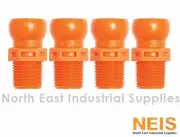 Loc-Line Modular Hose System Adaptor 1/4" NPT Connector for 1/4" ID System 4Pack