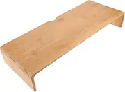 Desktop Monitor Stand Riser Computer Heightening Stand for Office Rustic Design Eye Health Friendly Display Height Versatile Desk Organizer