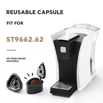 Reusable Coffee Pod For 9662.62 Coffee Maker Machine Refillable Filter