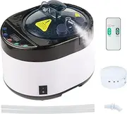 Sauna Shower Generator 4L Sauna Steam Generator Portable Sauna Steamer with Remote Control Home Sauna Steam Pot Stainless Steel Pot in Home Steam Room Shower(4L Black)