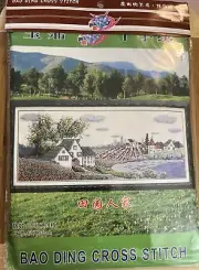 Gorgeous Cross Stitch Kit PASTORAL FAMILY(?). BaoDing. SEE LISTING. NEW