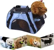 BESPORTBLE Small Dog Cat Pet Carrier Backpack Portable Travel Bag with Mesh Windows Safety Zippers s