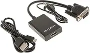 EZONEDEAL VGA Male to HDMI Output 1080P HD +Audio TV AV Video Cable Converter Adapter for Computer, Laptop, Projector, HDTV