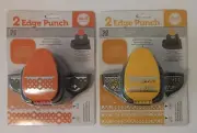 We R Memory Keepers 2 Edge Punch - Braid & Loop - Set of Two Paper Punches