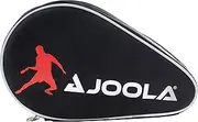 JOOLA Unisex - Adults Table Tennis Bat Cover Pocket Double 2 Table Tennis Bat Cover in Trendy Design Table Tennis Cover, Black/Red,