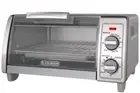 Black & Decker TO1701SG: 4 Slice Toaster Oven w/ EVENTOAST Technology - Silver
