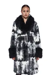 [Current Mood] Chic Chaos Faux Fur Coat