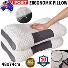 Memory Foam Contour Pillow Cervical Groove Ergonomic Neck Support Orthopedic~AU