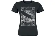 Led Zeppelin Womens/Ladies LZ1 Printed T-Shirt (Black) - UTRO944